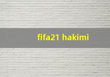 fifa21 hakimi